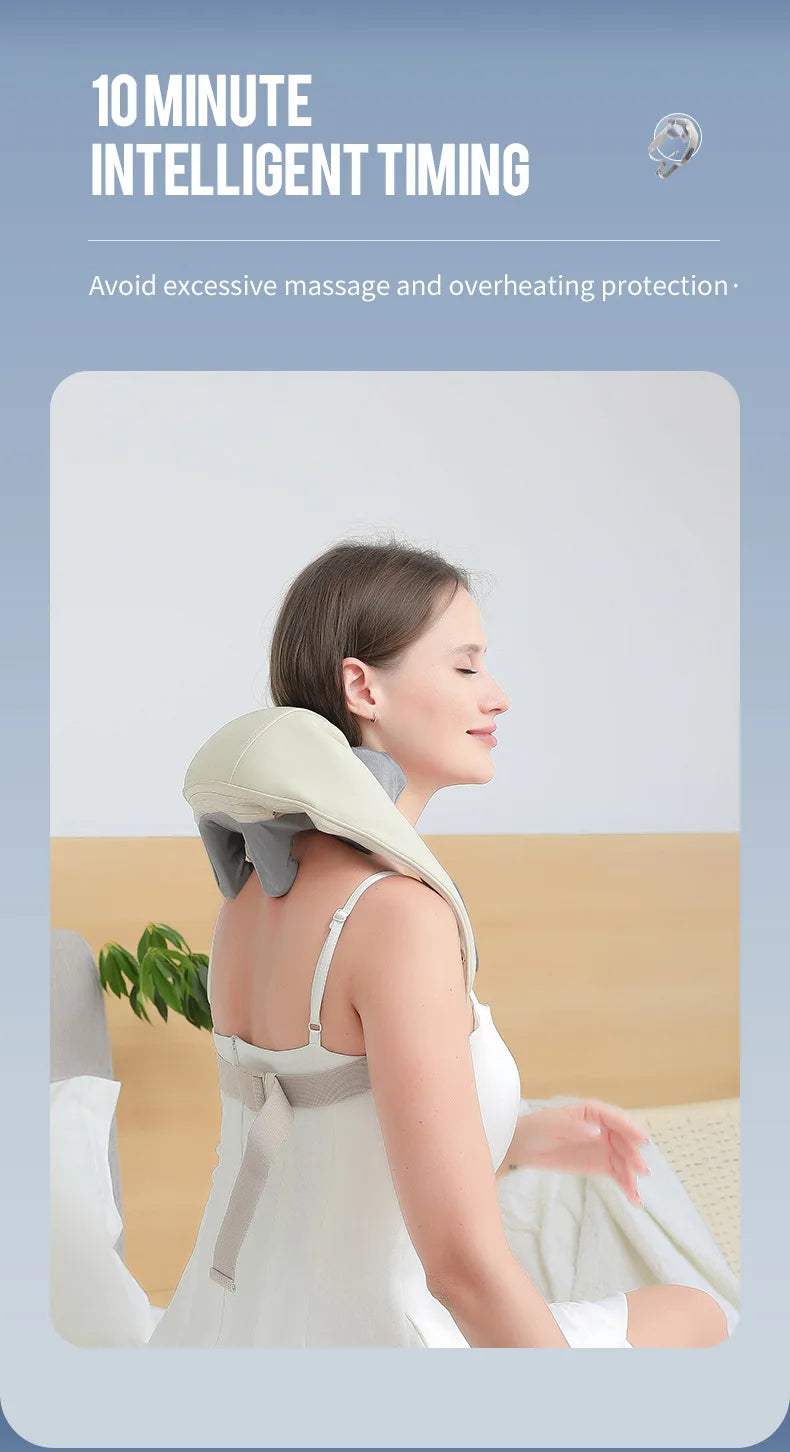 Foreverlily 26W Brushless Motor Neck And Shoulder Massager