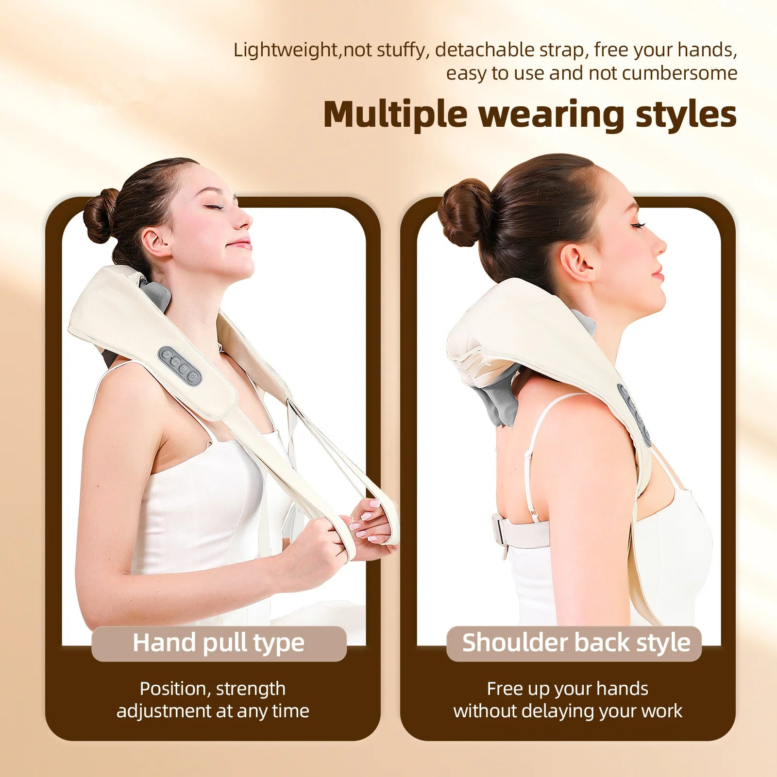 Foreverlily 26W Brushless Motor Neck And Shoulder Massager