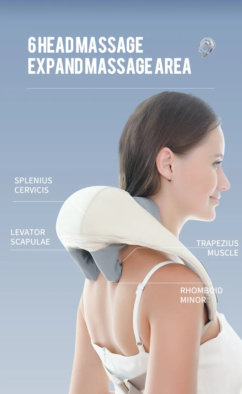 Foreverlily 26W Brushless Motor Neck And Shoulder Massager