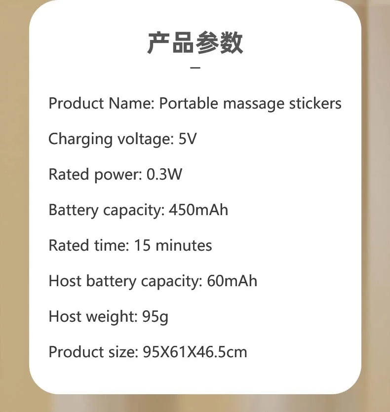 portable Mini Electric Massager